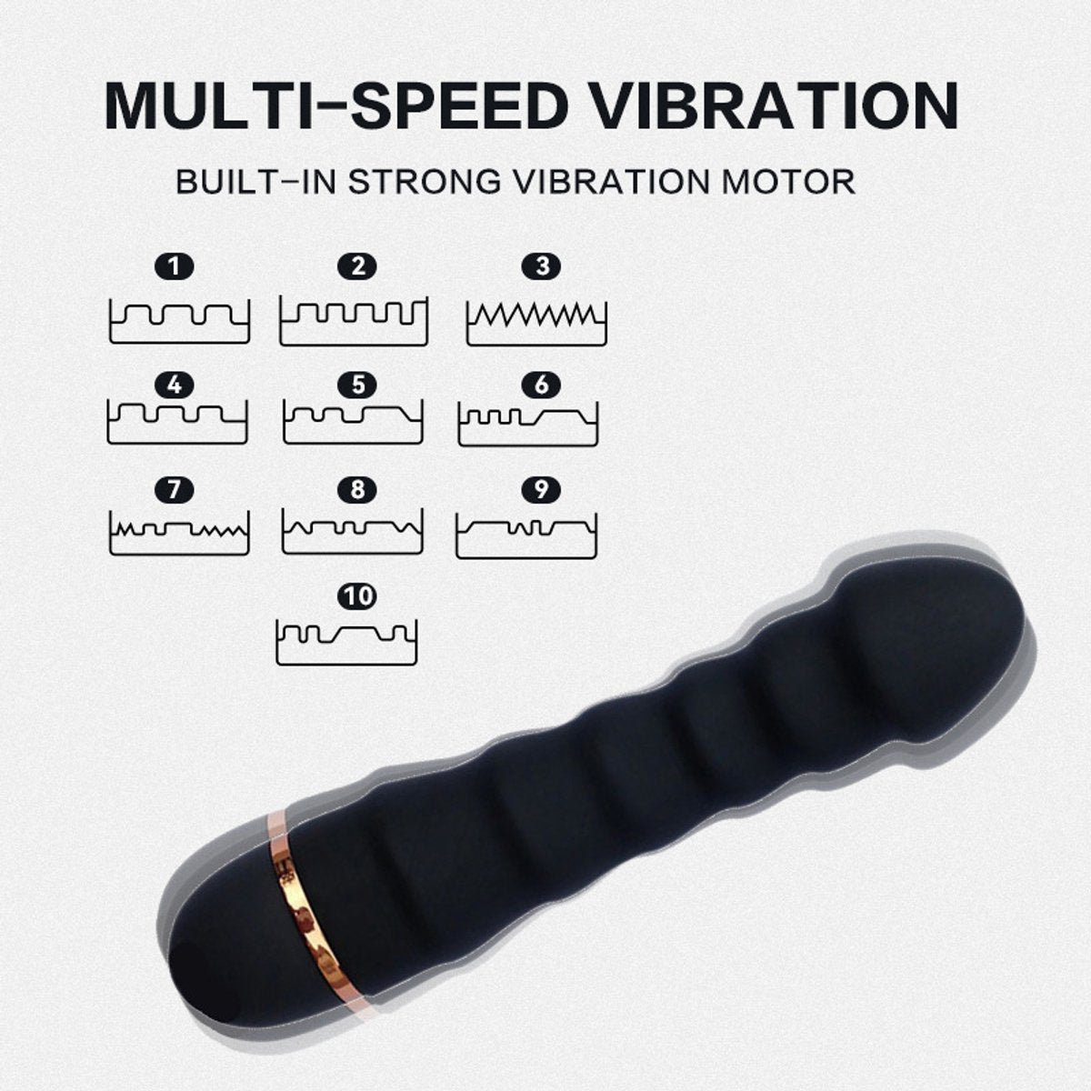 Vibrator - Dildo | Sex Toys for Couples - Sex Toys for Women - Sex Games - Sex Toys - Female G-Spot Clitoral Vibrator - Sex Toys for Adults - AV Vibrator - Dildos - Female Masturbator (Black)