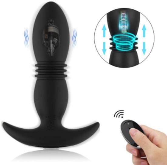 Sex toys for women - Sex toys for couples - Sex games - Retractable anal plug - Vibrating - Wearable - Unisex vibrator - Sex toys for adults - Remote control