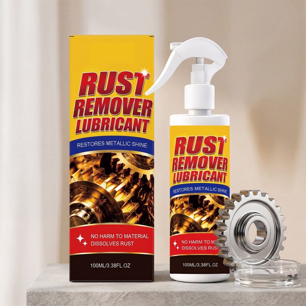 Rust Remover & Anti-Rust Lubricant Spray, Professional Heavy Duty Multi-Purpose Penetrating Oil & Corrosion Inhibitor for Car, Bike, Seized Bolts