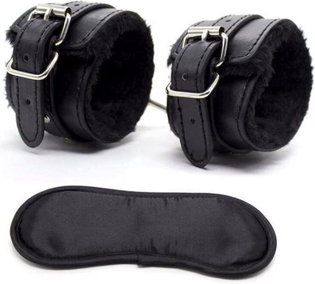 BDSM Eye Mask and Handcuffs Set