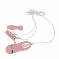House Of Dasein Vibrating Nipple Clamps Silicone Vibrators Bdsm Breast Clips - Pink
