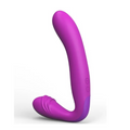 House Of Dasein Double Ended Dual Motors Dildo Vibrators G Spot Vagina Stimulator Massager Sex Toy - Purple