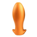 House Of Dasein Silicone Big Butt Plug Gold Or Black Anal Sex Toys - Gold - Xxxl