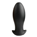 House Of Dasein Silicone Big Butt Plug Gold Or Black Anal Sex Toys - Black - Xxl