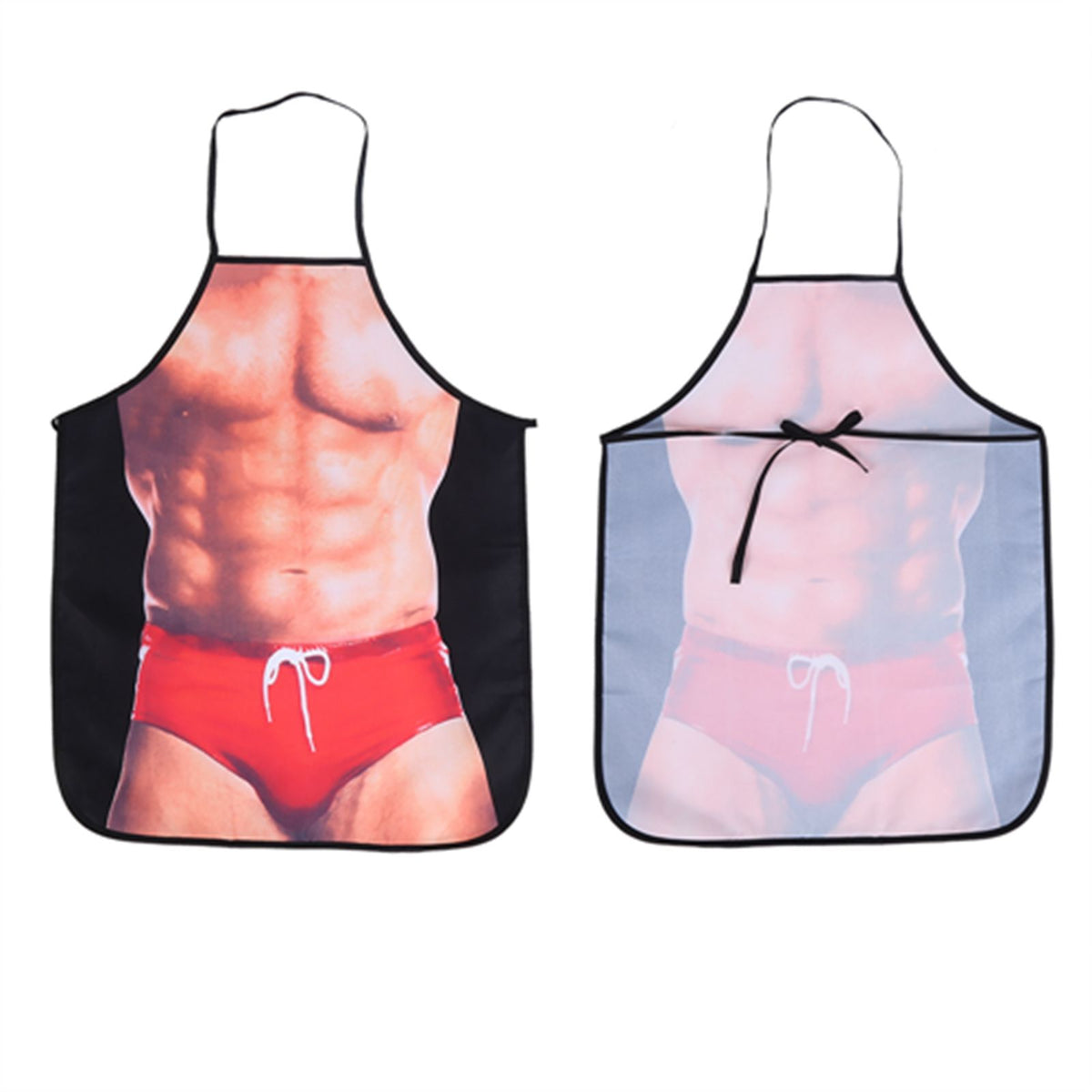 3D Funny Cooking Apron Sexy Man Woman Apron Waterproof Apron (Sexy Man)