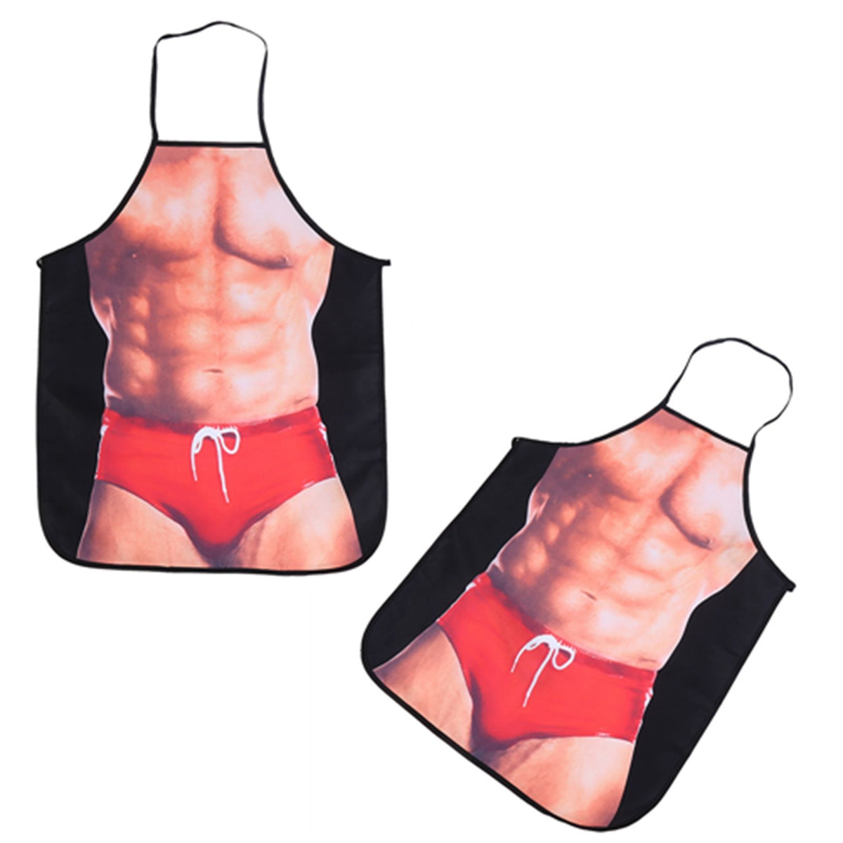 3D Funny Cooking Apron Sexy Man Woman Apron Waterproof Apron (Sexy Man)