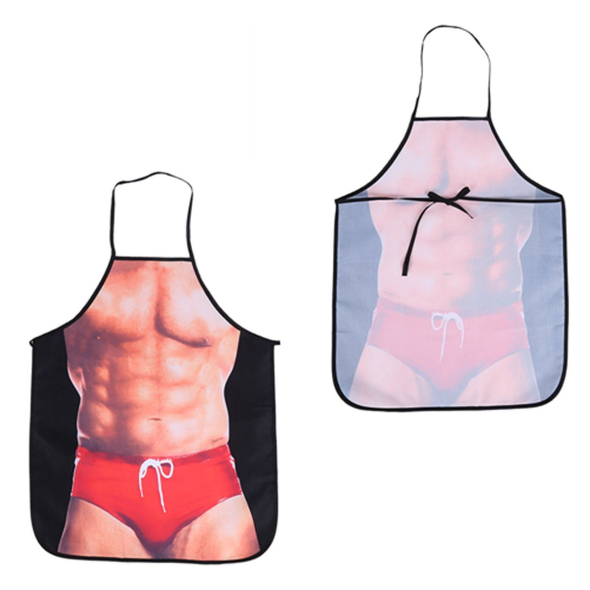 3D Funny Cooking Apron Sexy Man Woman Apron Waterproof Apron (Sexy Man)