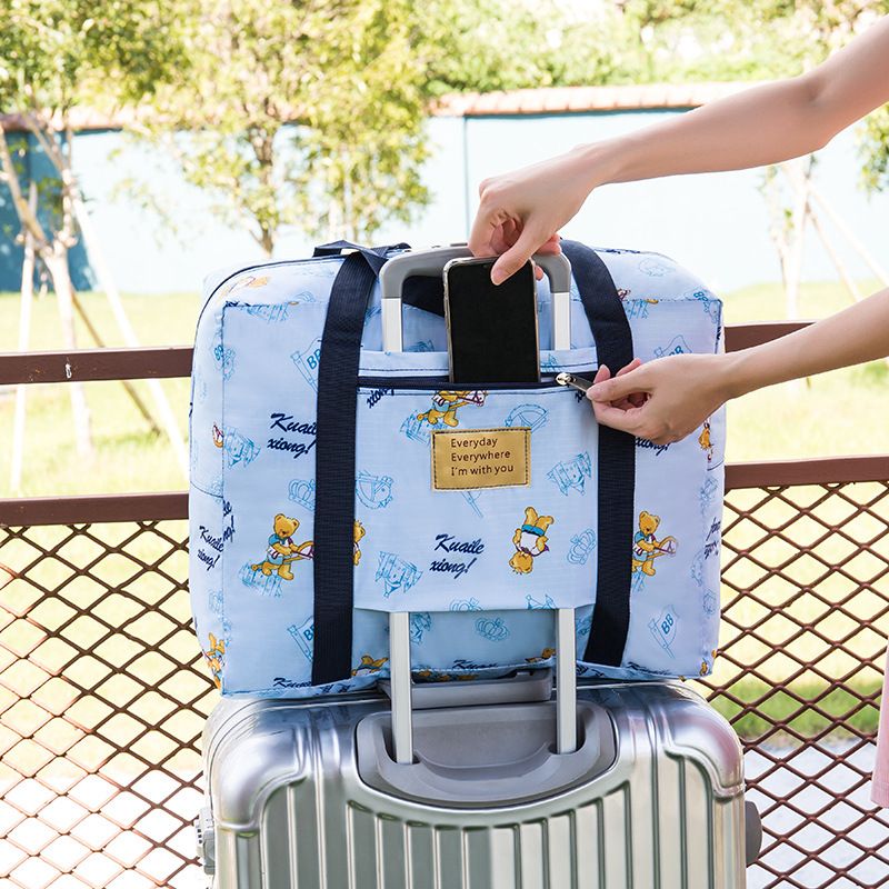 Travel Storage Bag Oxford Cube Waterproof Naughty little monkey Large 48X38X24cm