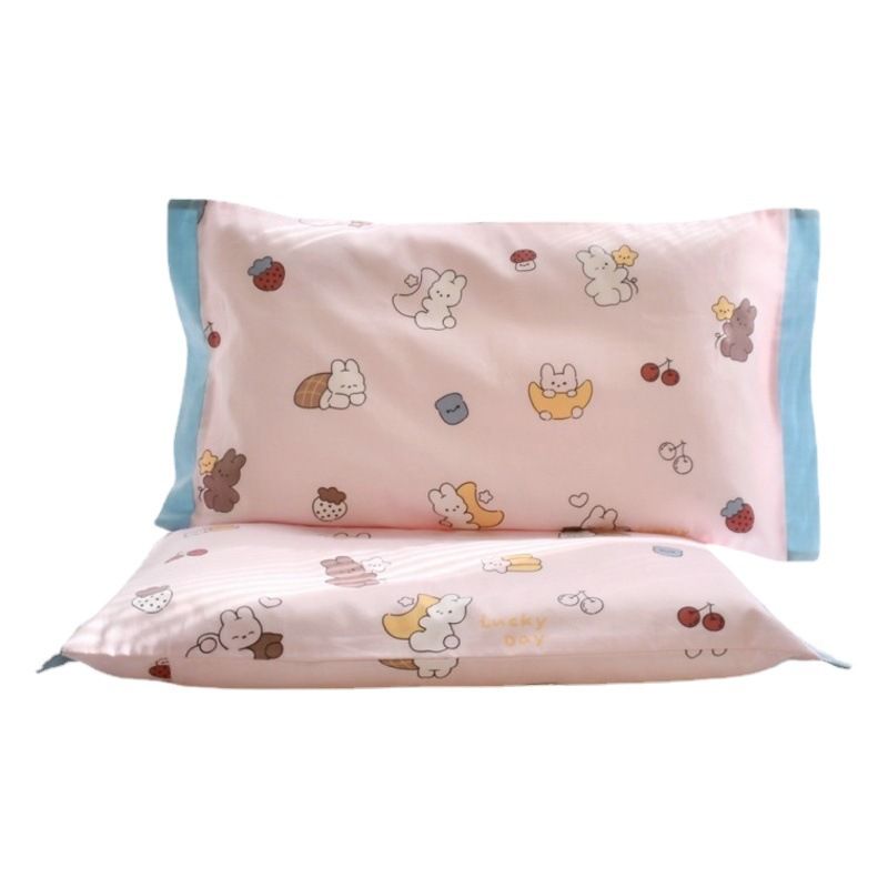 Bee mi'er Cotton Pillowcase 30x50 Long Staple Naughty bunny jxx 40*60 (single without core)