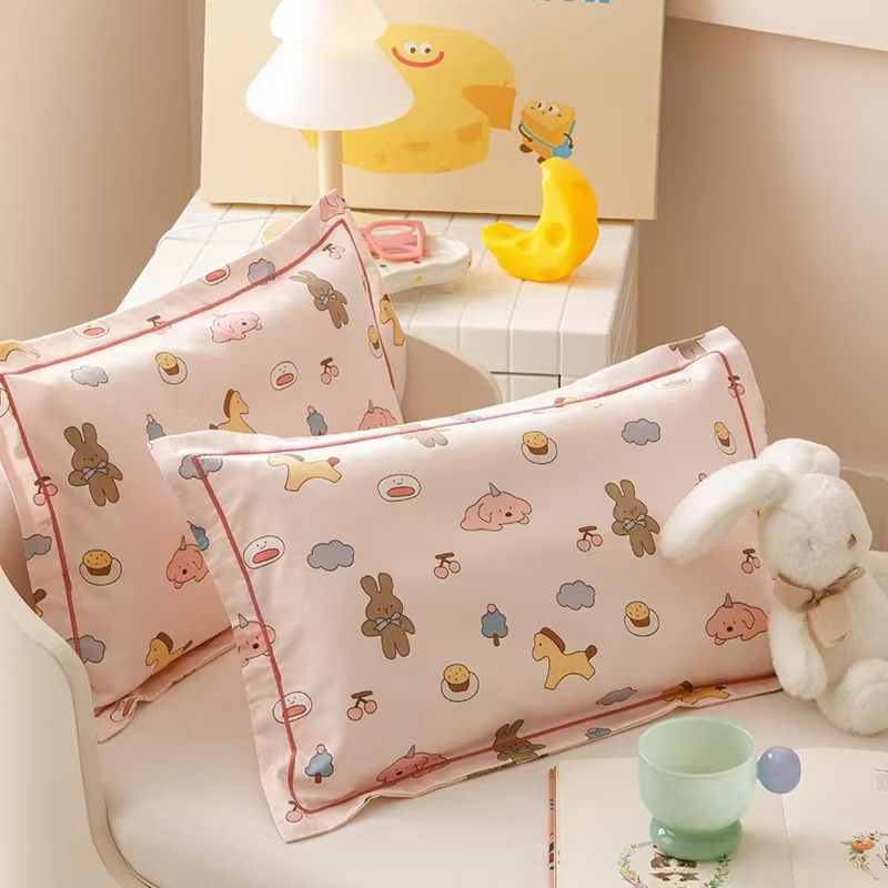 Bee mi'er Cotton Pillowcase 30x50 Long Staple Naughty bunny jxx 40*60 (single without core)