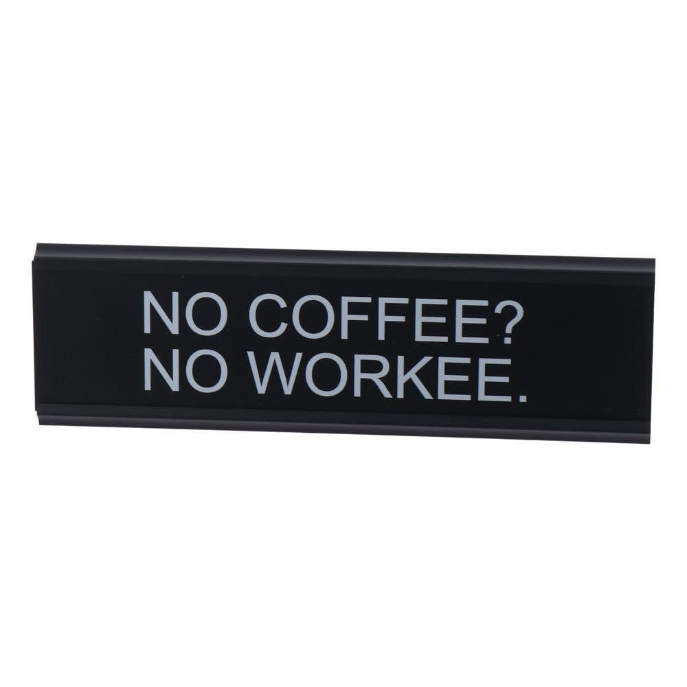 Funny Office Decor Sign, Fun Slogan Decoration, Sarcastic Prank Humor Naughty Gift Sign for Colleague Friends, Office Cubicle Desk
