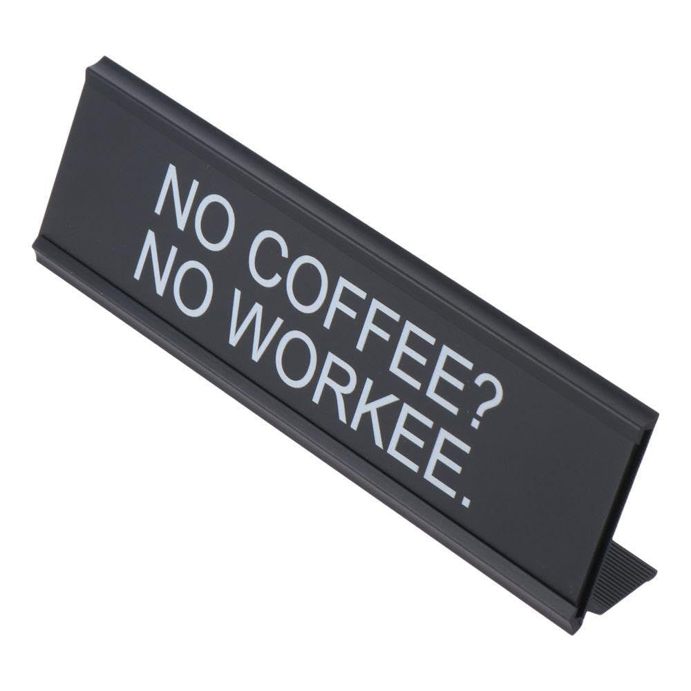 Funny Office Decor Sign, Fun Slogan Decoration, Sarcastic Prank Humor Naughty Gift Sign for Colleague Friends, Office Cubicle Desk